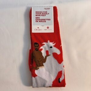 OLD SPICE Mainly Man Novelty Socks NEW WITH TAG